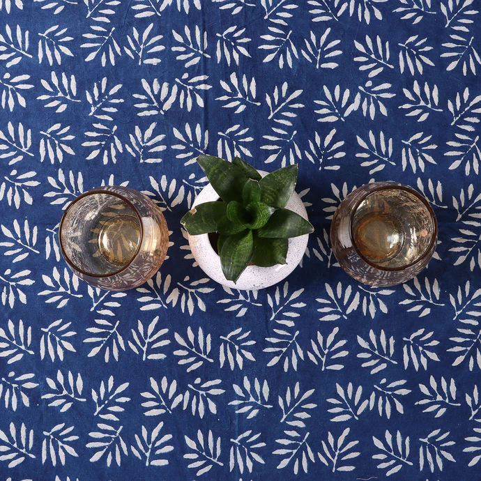 Hand Block Print Cotton Table Cover